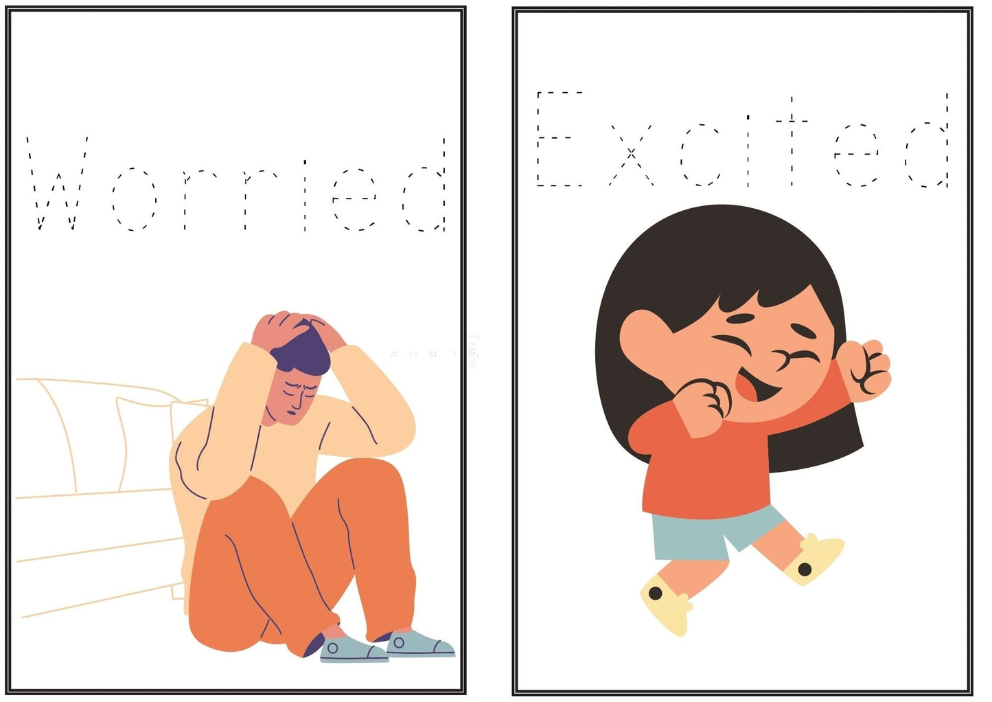 ABC Feeling Tracing Cards (Free Digital Download)