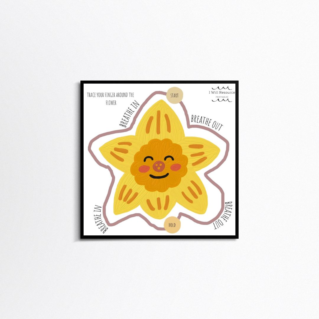 12 Mindfulness Breathing Cards (Digital Download)- Tea Party Edition