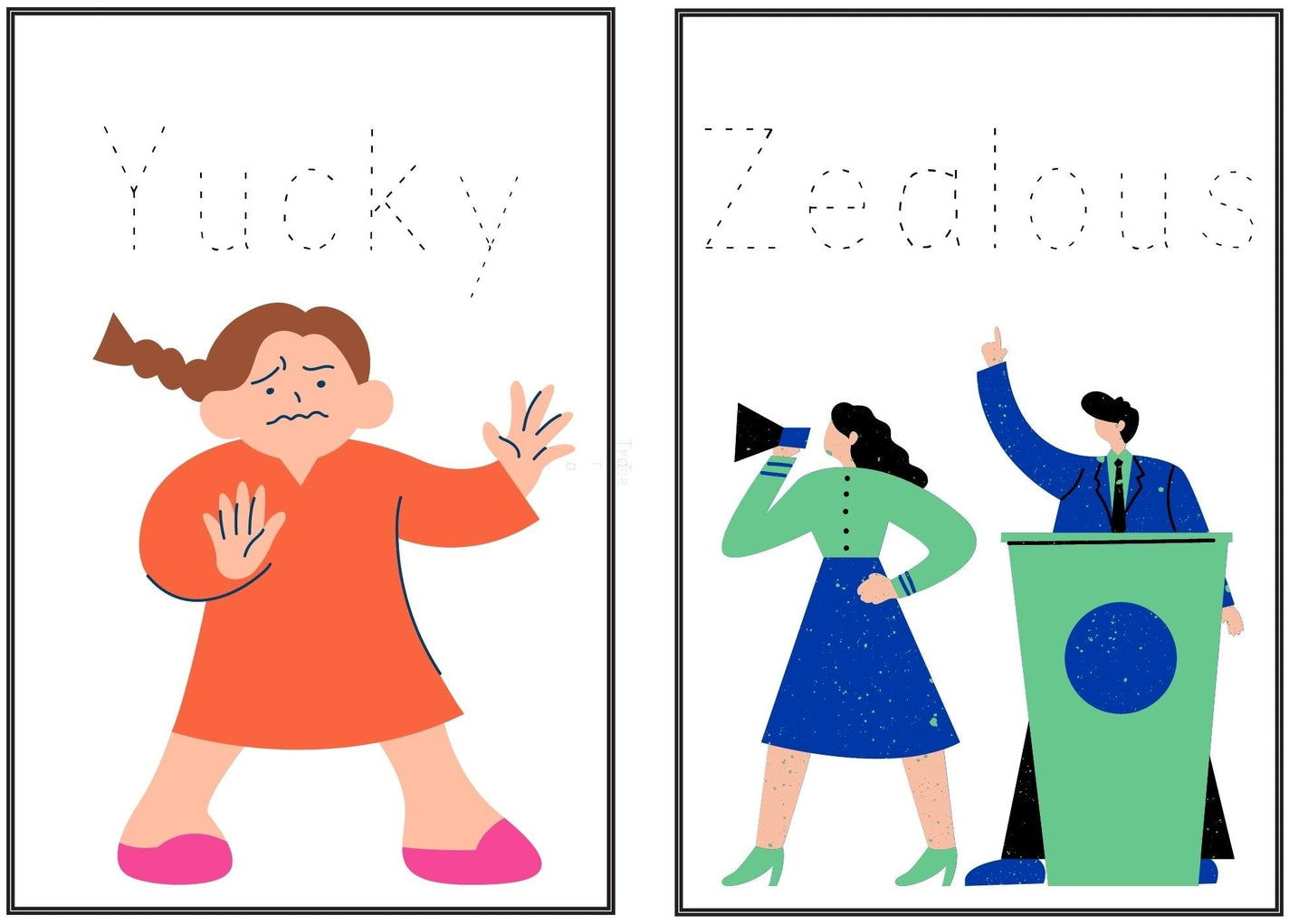 ABC Feeling Tracing Cards (Free Digital Download)