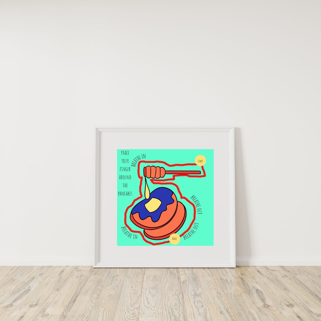 11 Mindfulness Breathing Printable Cards- Take Out Edition