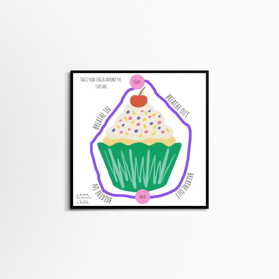 12 Mindfulness Breathing Cards (Digital Download)- Tea Party Edition