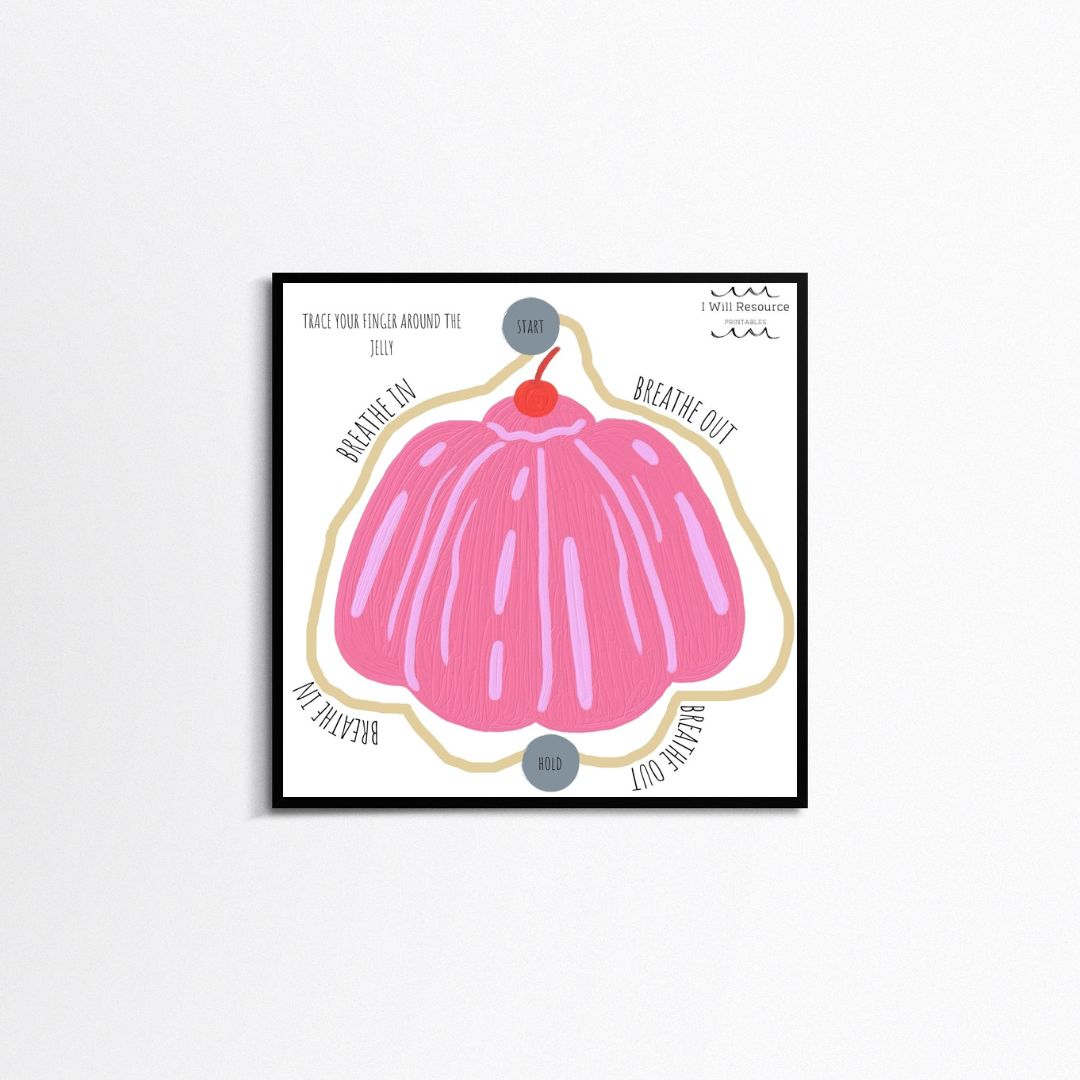 12 Mindfulness Breathing Cards (Digital Download)- Tea Party Edition