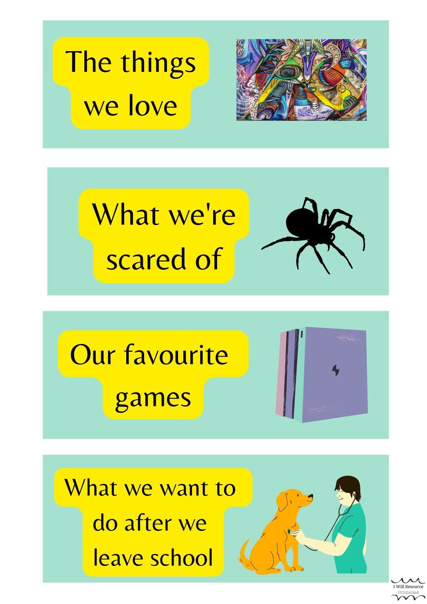 Family Conversation Cards- Communication in Relationships Pack (Digital download)