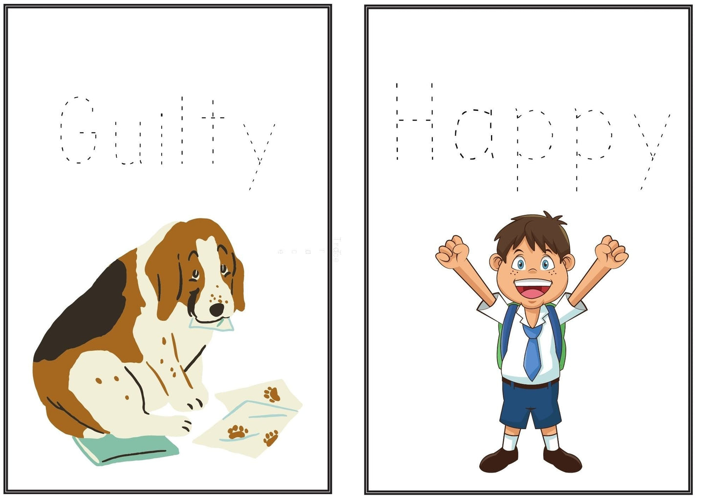 ABC Feeling Tracing Cards (Free Digital Download)