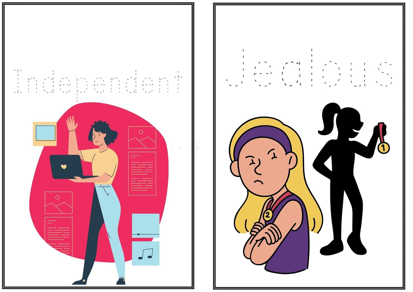 ABC Feeling Tracing Cards (Free Digital Download)