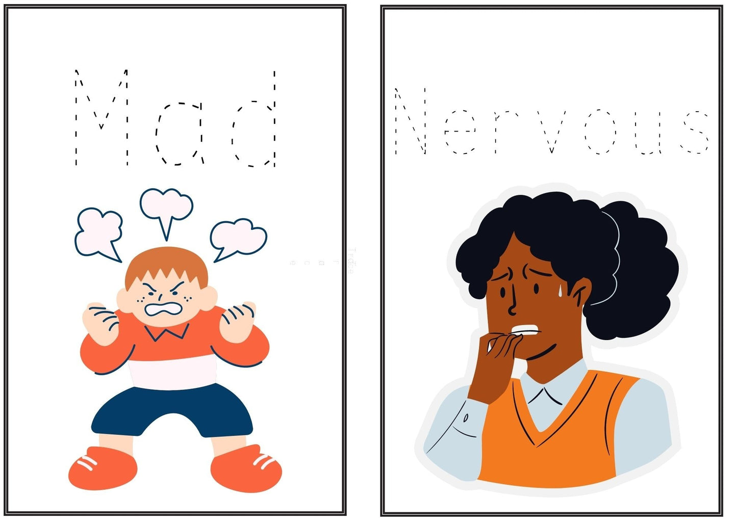 ABC Feeling Tracing Cards (Free Digital Download)