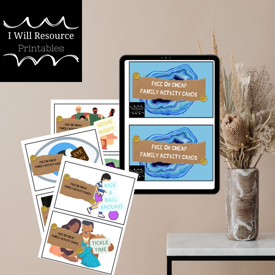 Free or Cheap FAMILY ACTIVITY CARDS (Digital Download)