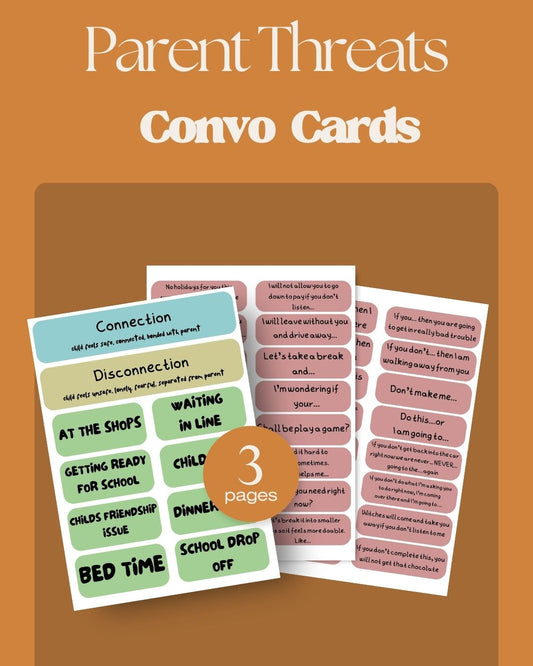 Conversations About Parent Threats Cards