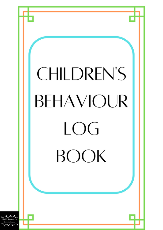 Children's Behaviour Log Book (Digital Download)