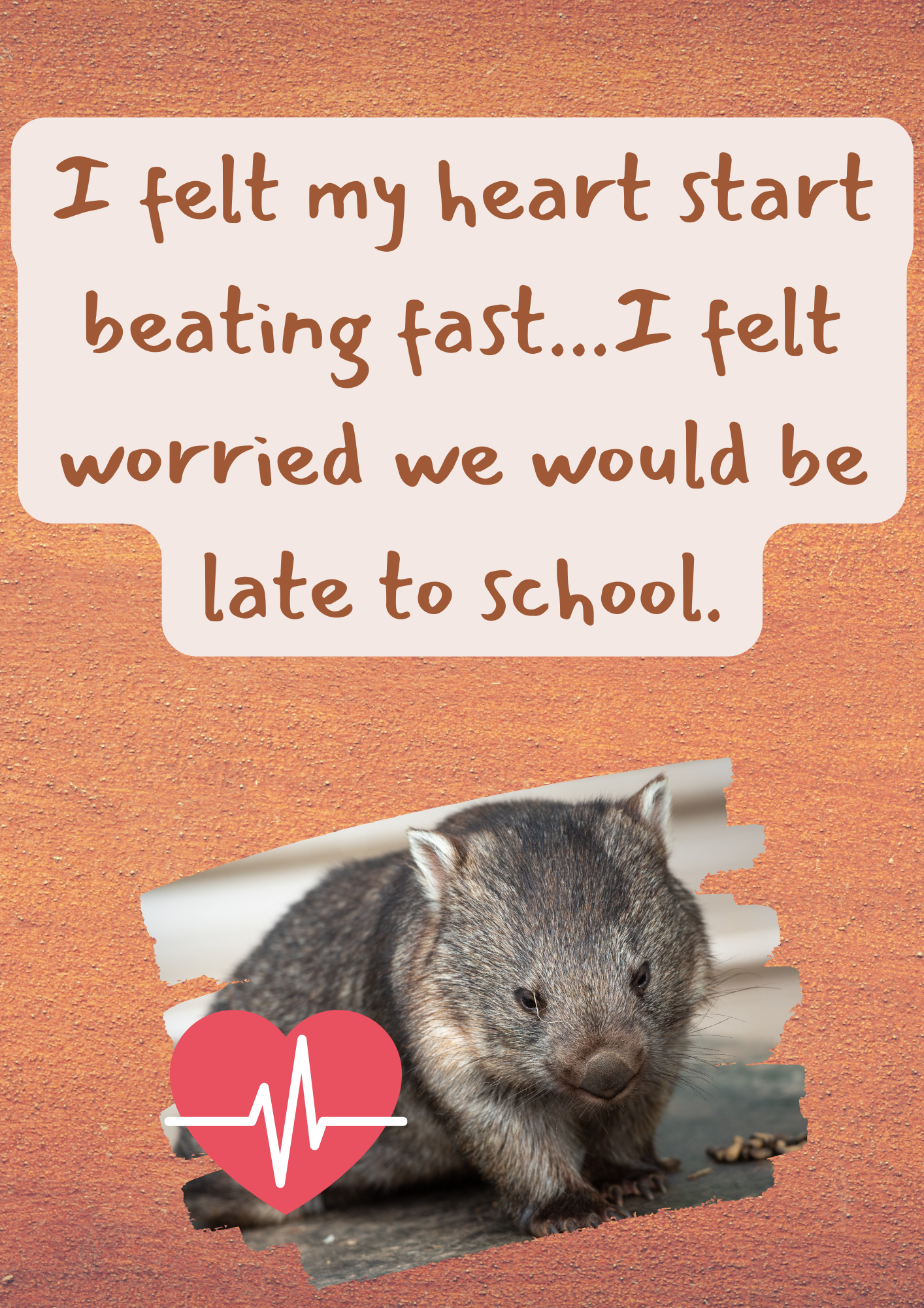 Words & Pictures Story: WORRY WOMBAT's Day (Free Digital Download)