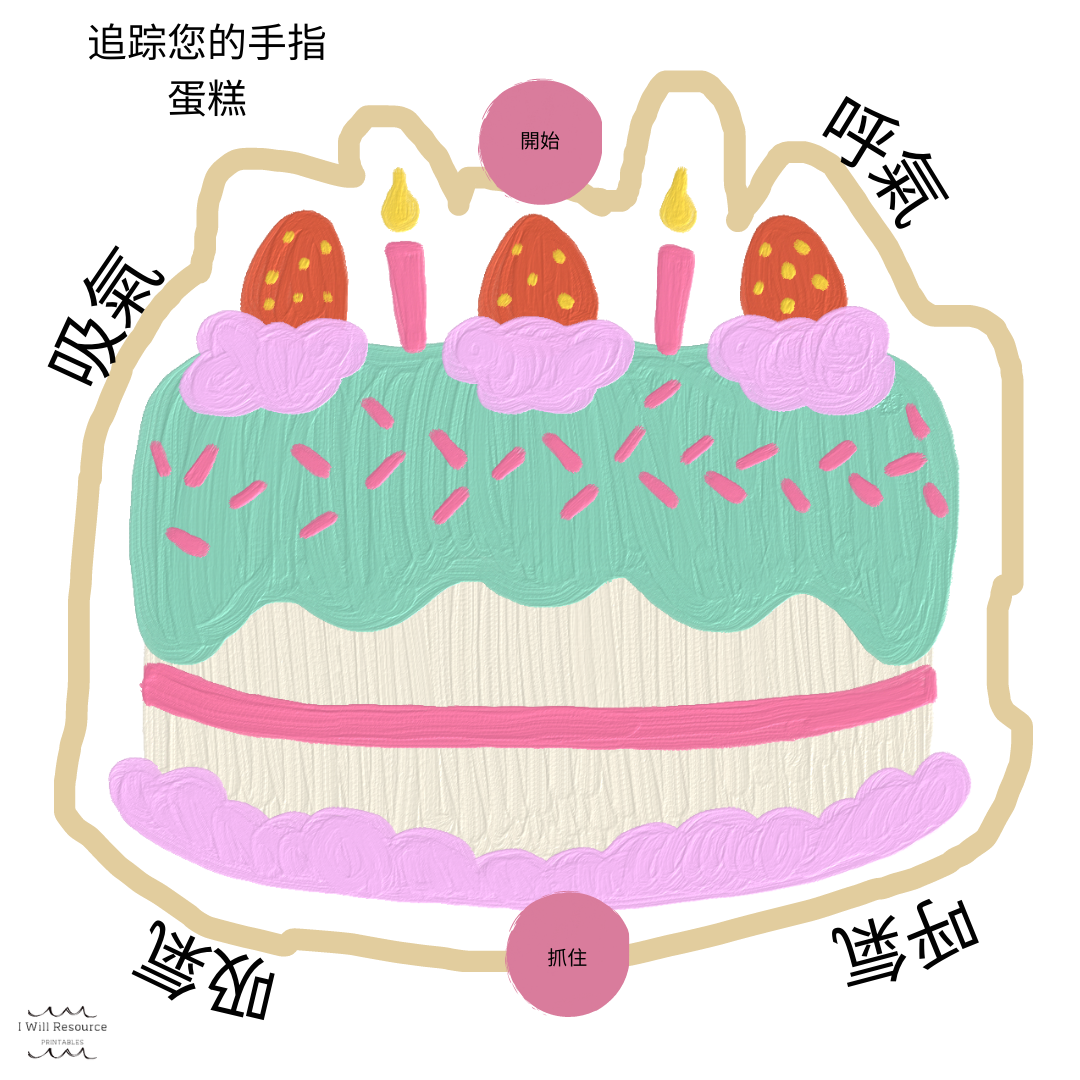 12 Mindfulness Breathing Cards (Digital Download)- Tea Party Edition (Mandarin edition)  12張正念呼吸打印卡片-茶話會版(中文)