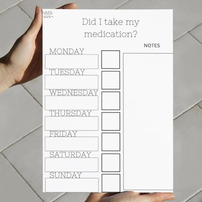 Medicine Reminder Tracker (digital download)