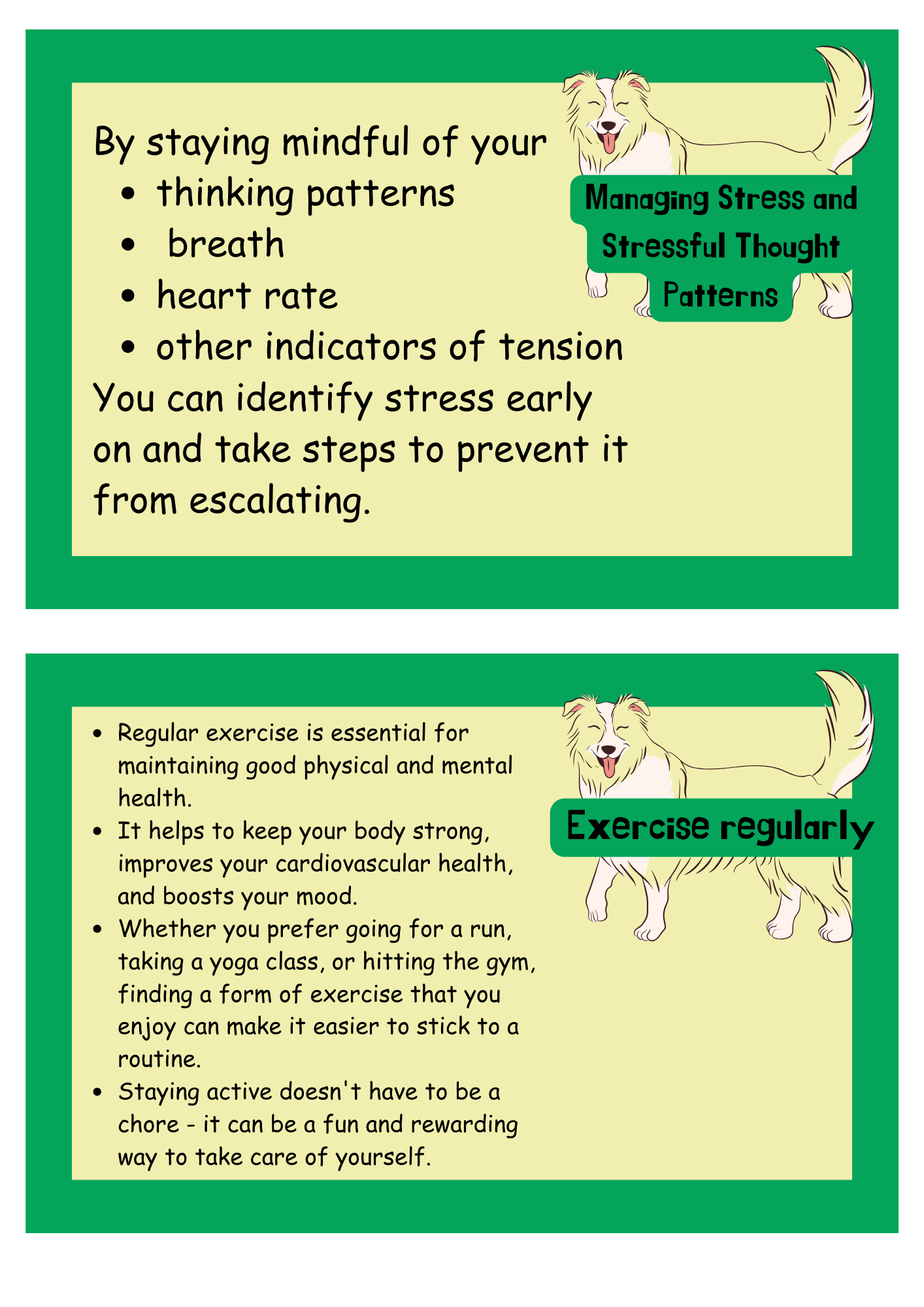 Stress Infographics + Posters + Bulletin Board