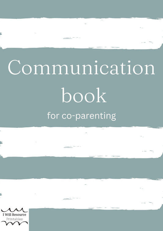 Communication Book for Co-Parenting (Digital download)