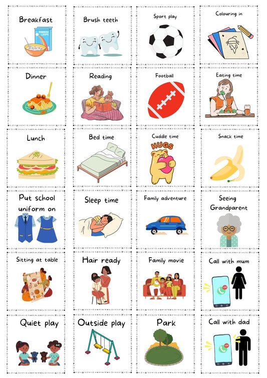 Routine Chart Cards (Digital Download)