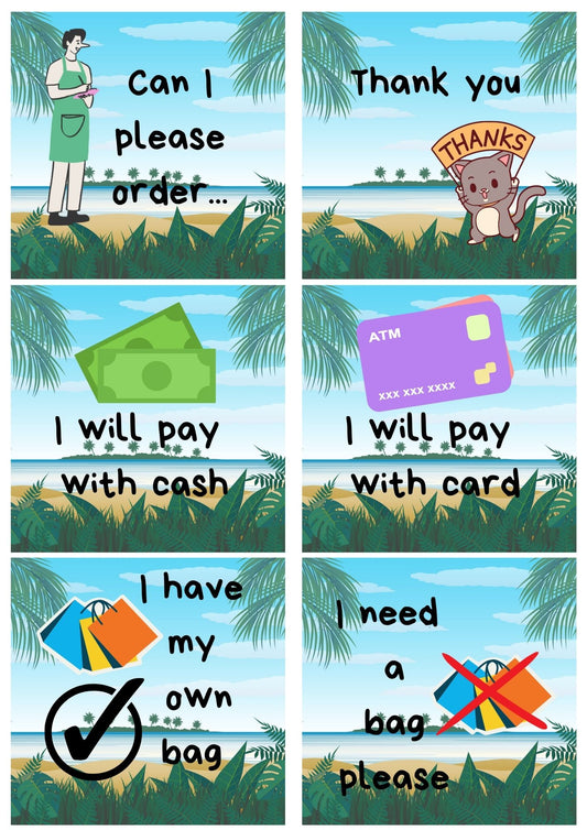 Communication Cards Beach edition (Digital Download)