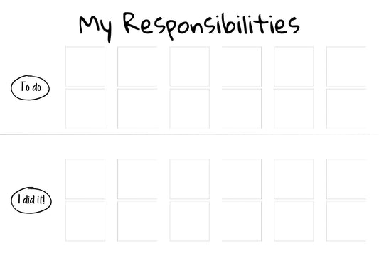 My Responsibilities Chart for Children (digital download)