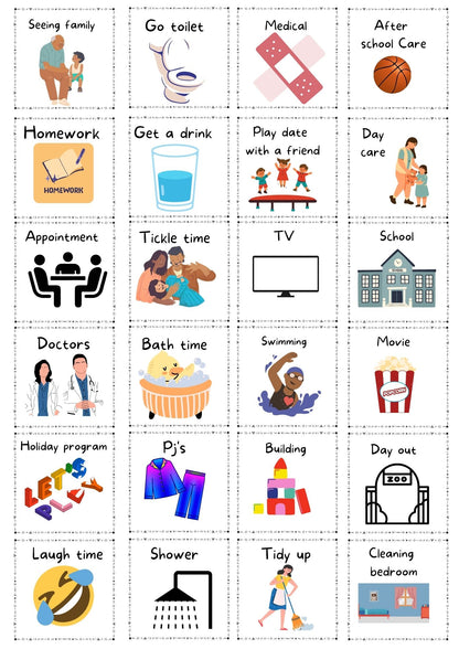 Routine Chart Cards (Digital Download)