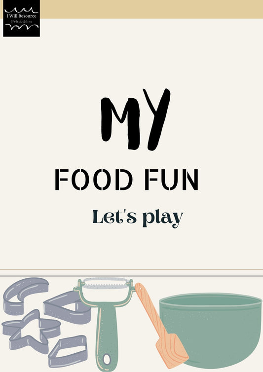 Food Fun Let's Play Book (Digital Download)