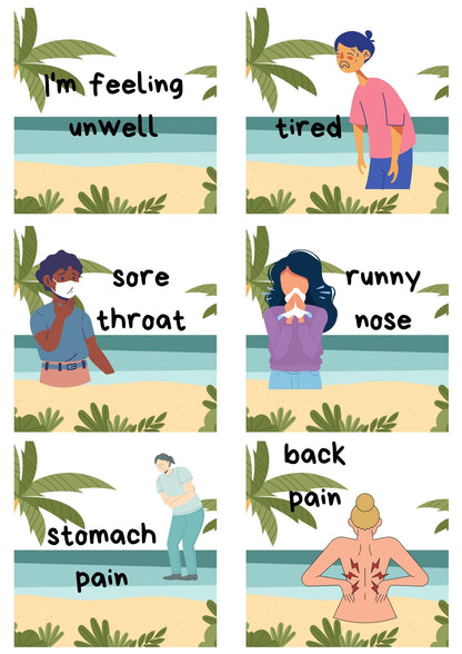 Communication Cards Beach edition (Digital Download)