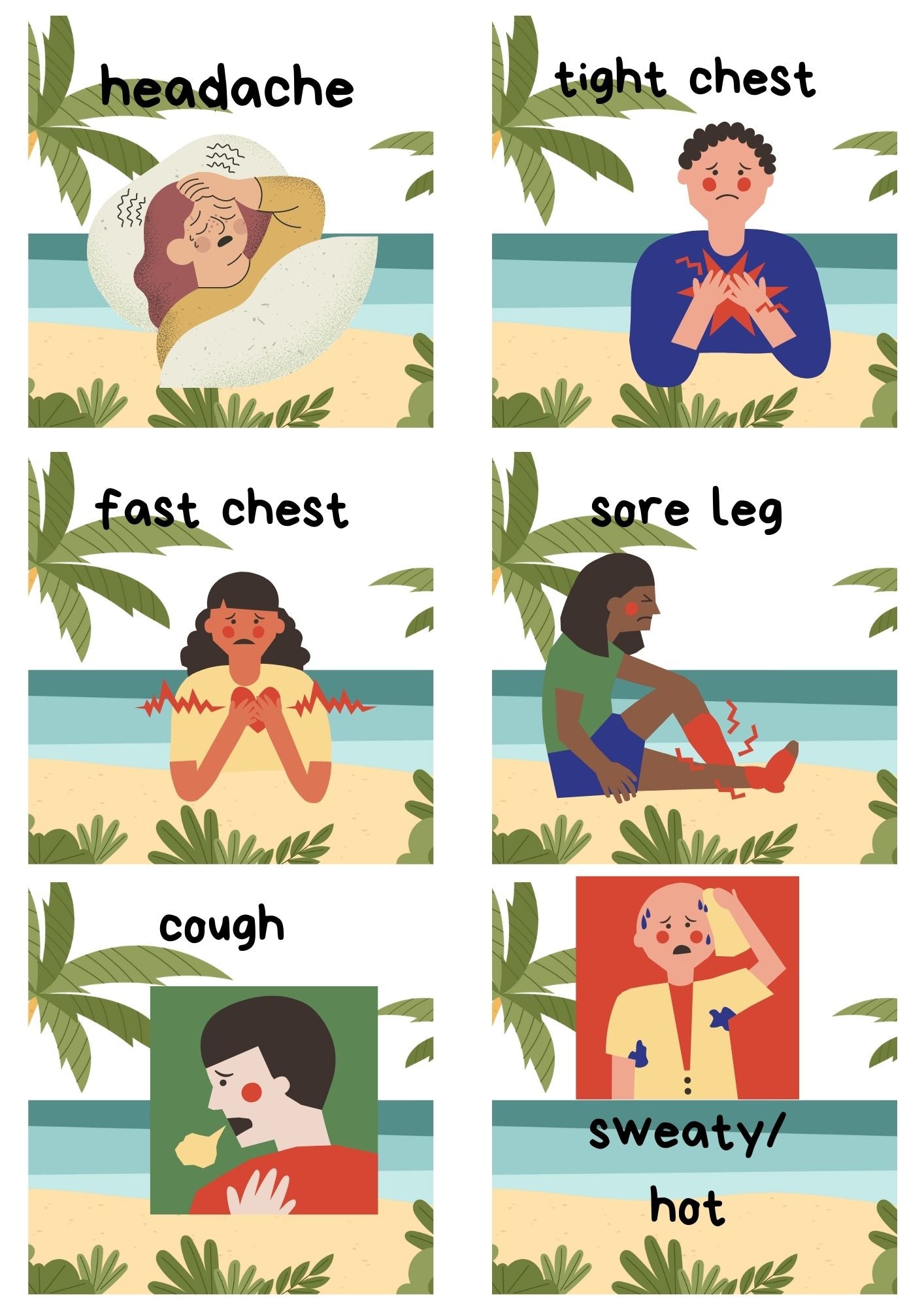 Communication Cards Beach edition (Digital Download)