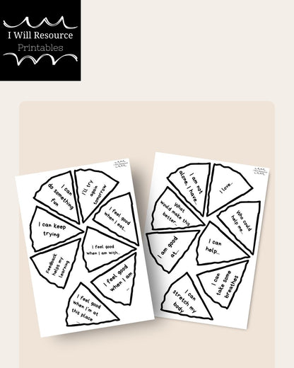 Thoughts Check In Wheel for Kids | Changing thinking | SEL | Emotional Regulation