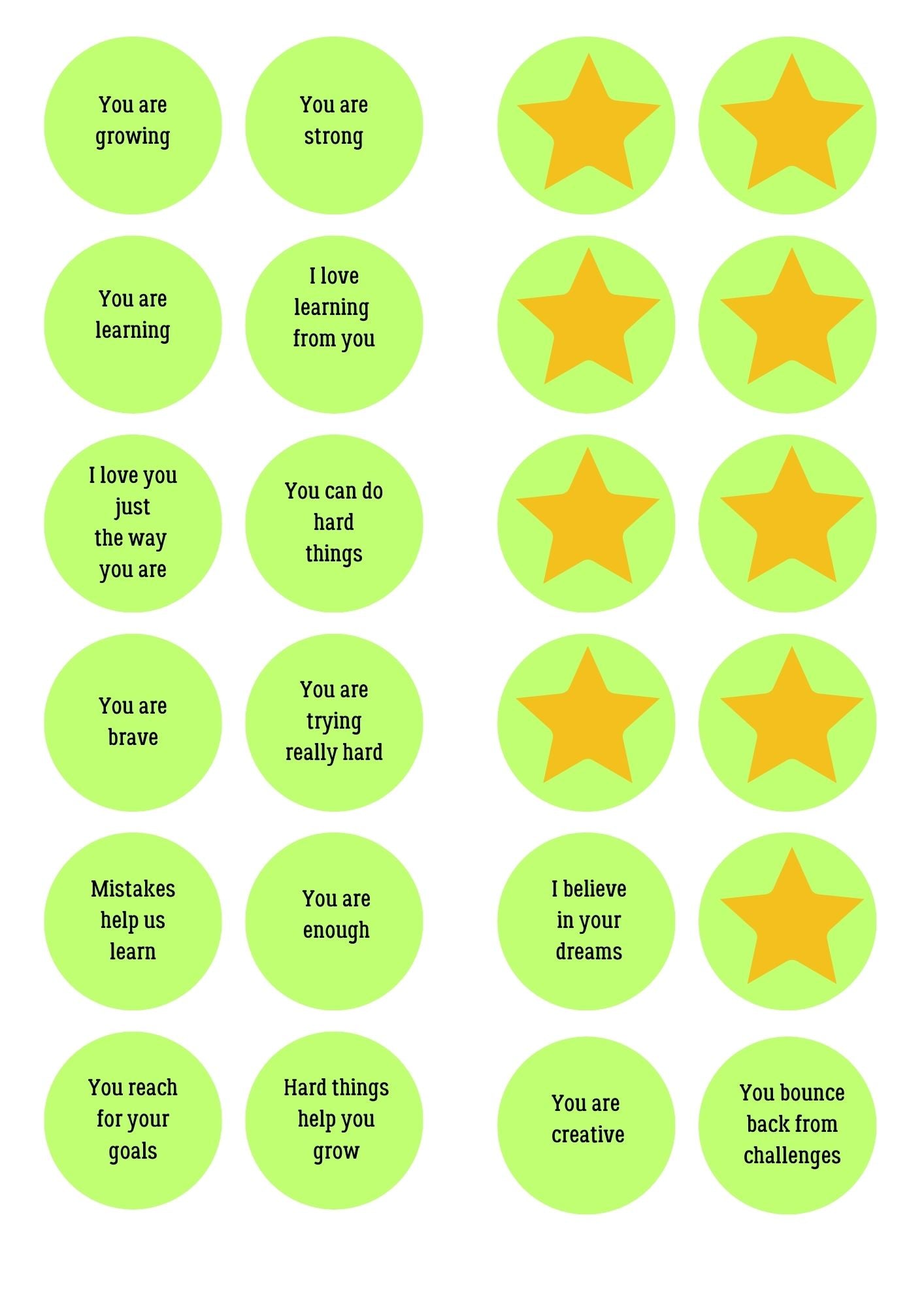 Goal Chart for Children (Digital Download)