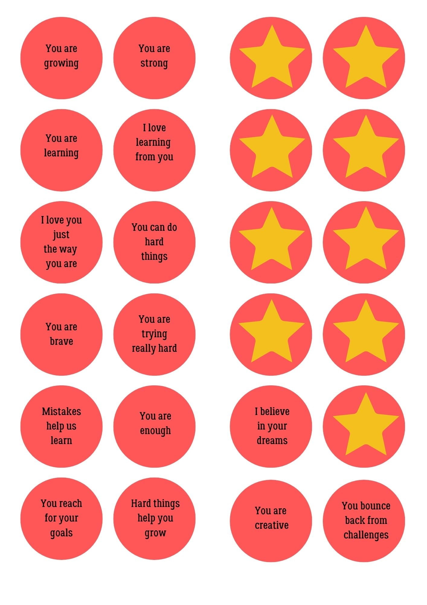 Goal Chart for Children (Digital Download)