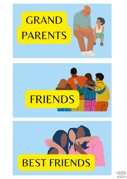 Family Conversation Cards- Communication in Relationships Pack (Digital download)