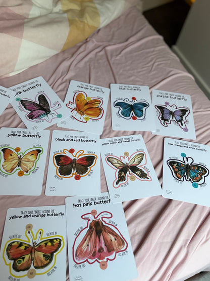 Mindfulness Breathing Card Set- Butterfly Edition