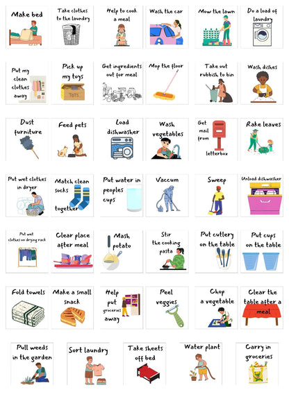 My Responsibilities Chart for Children (digital download)