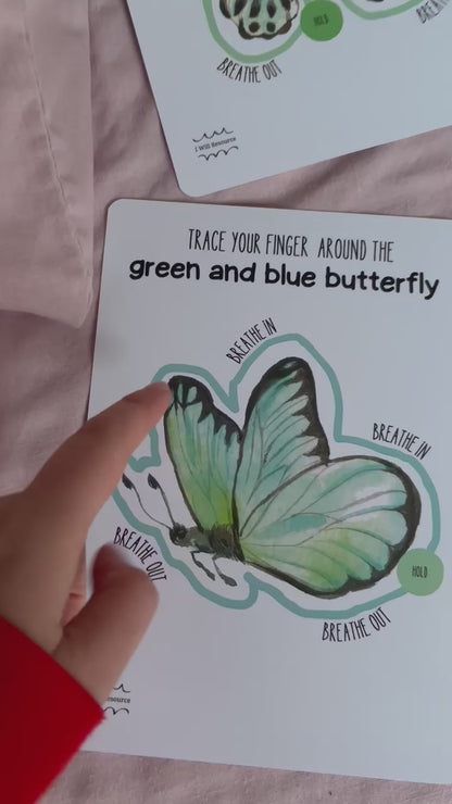 Mindfulness Breathing Card Set- Butterfly Edition