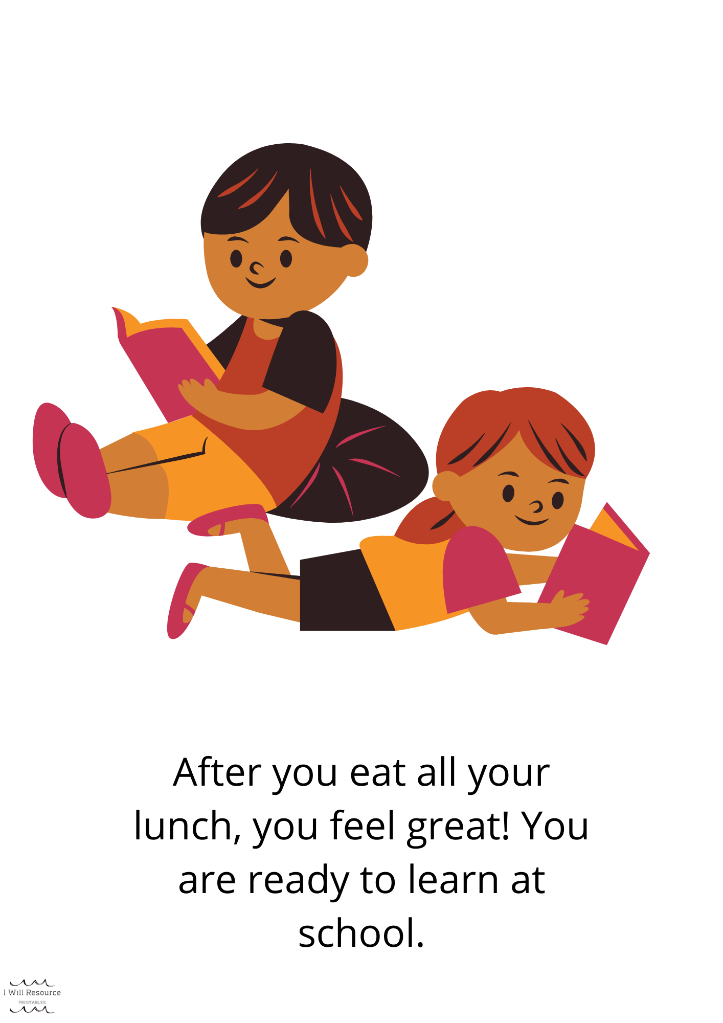 Words & Pictures: Eating at School (Digital Download)