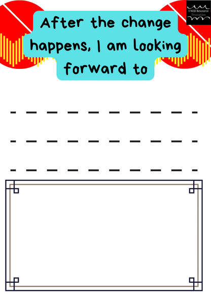 Make a Children's Transition Book with 10 Prompts (Digital Download)