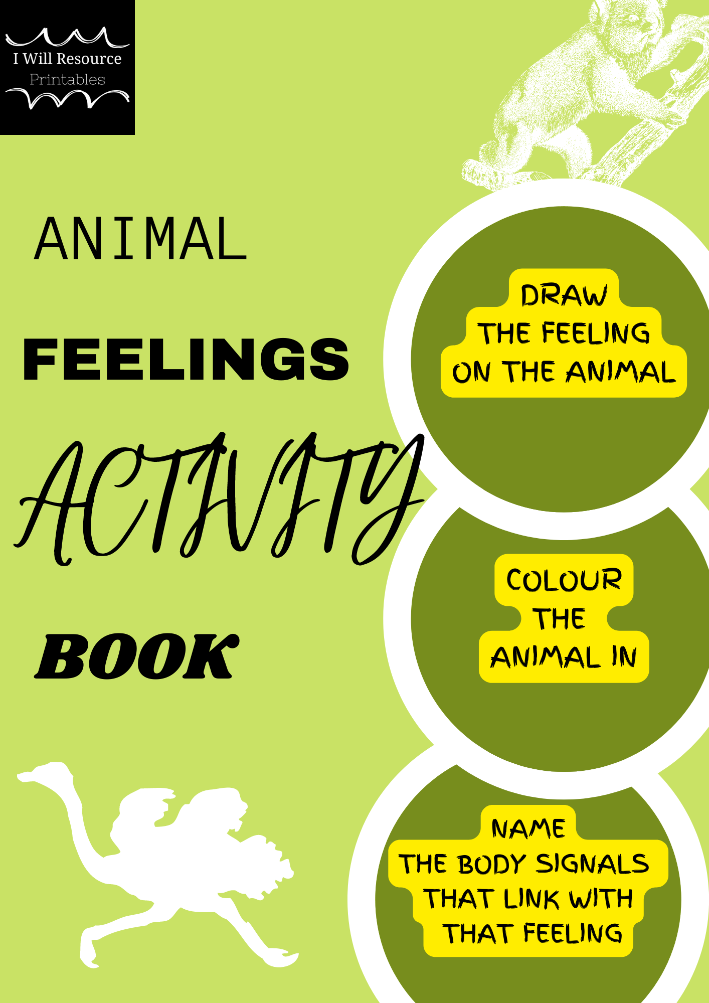 Animal Feelings Activity Book (Digital Download)