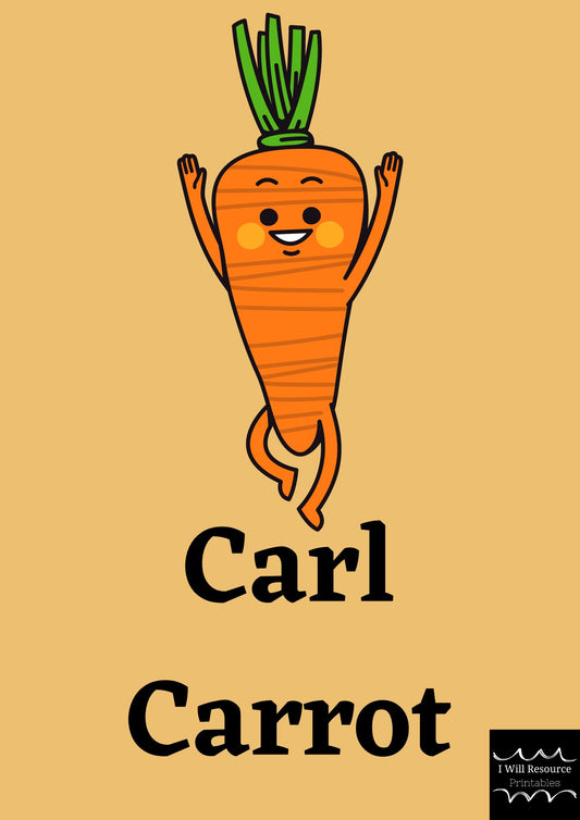 A Food Exposure Story: Carl Carrot (Digital Download)
