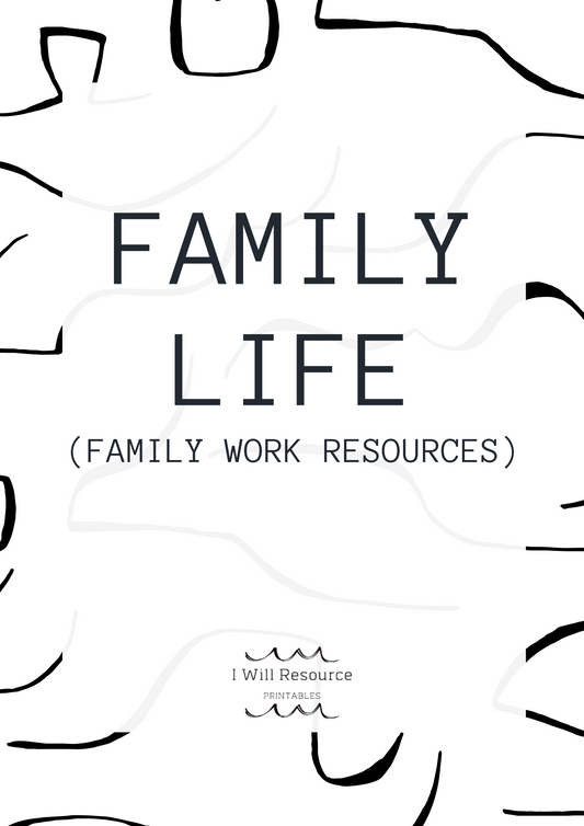 Family Life-Wellbeing Resource for Family Work (Digital Download)