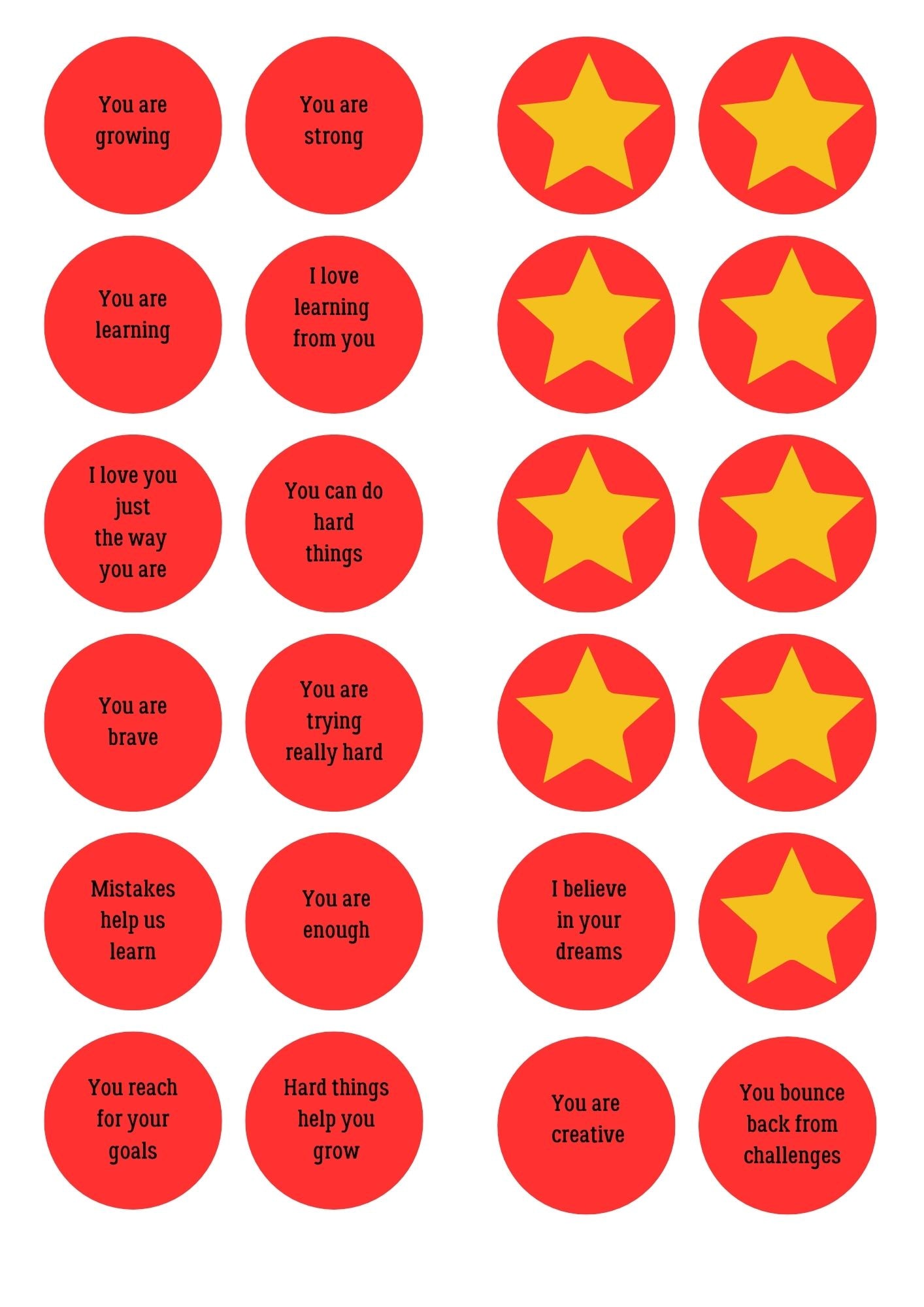 Goal Chart for Children (Digital Download)