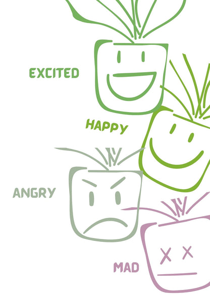 Plant Style Check in Emotions Vertical Wall Poster Set-Up (Digital download)