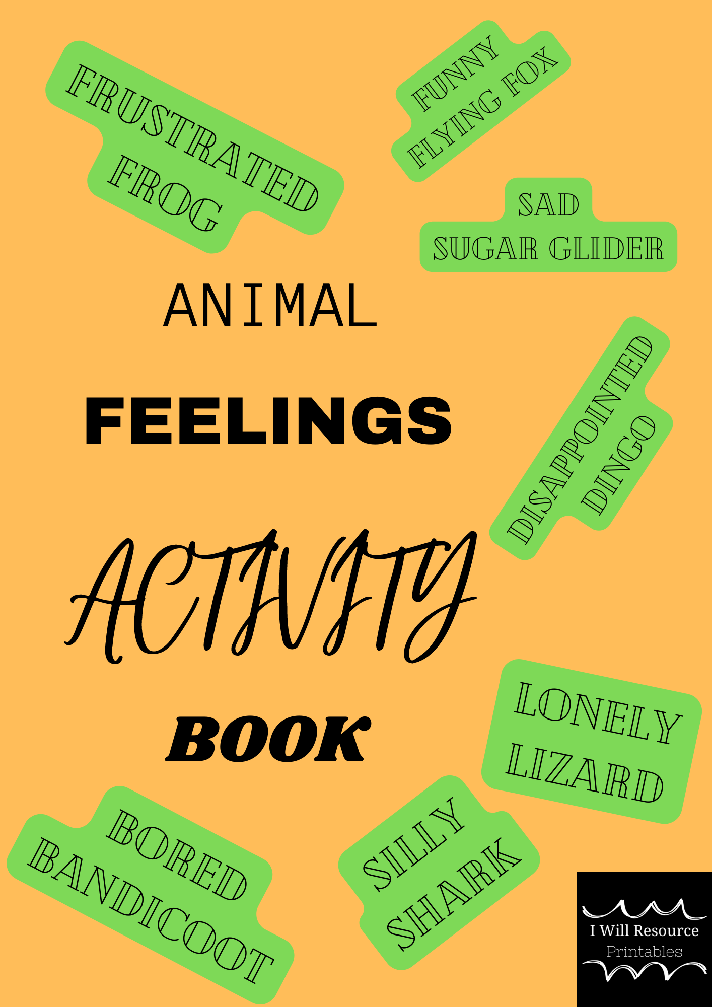 Animal Feelings Activity Book (Digital Download)