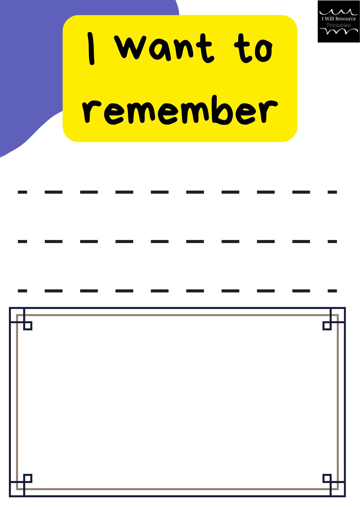 Make a Children's Memory Book with 10 Prompts (Digital Download)