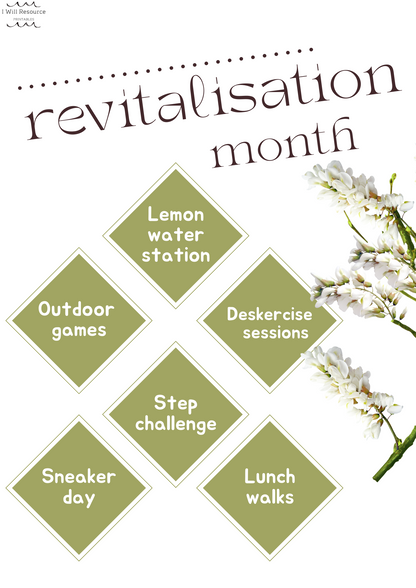 REVITALISATION Wellness Monthly Program For Employees (Digital Download)