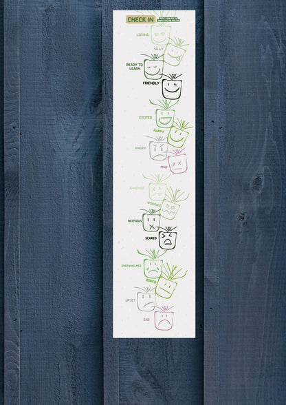 Plant Style Check in Emotions Vertical Wall Poster Set-Up (Digital download)